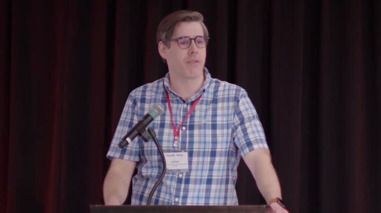 Dr. Perry at HamSCI 2025